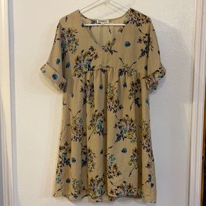 Wonderland by Orange Striped and Floral Sundress